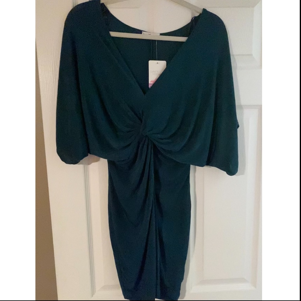 Emerald green mini dress. Brand new.